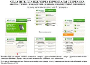 Инструкция оплаты
